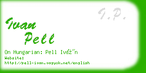 ivan pell business card